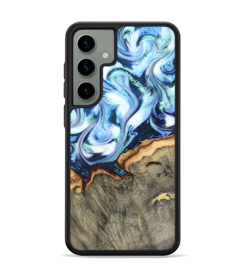Galaxy S24 Plus Wood Phone Case - Arely (Blue, 819590)
