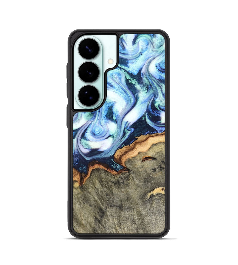 Galaxy S26 Wood Phone Case - Arely (Blue, 819590)