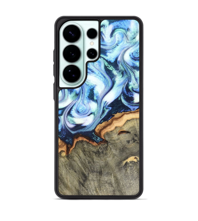 Galaxy S26 Ultra Wood Phone Case - Arely (Blue, 819590)