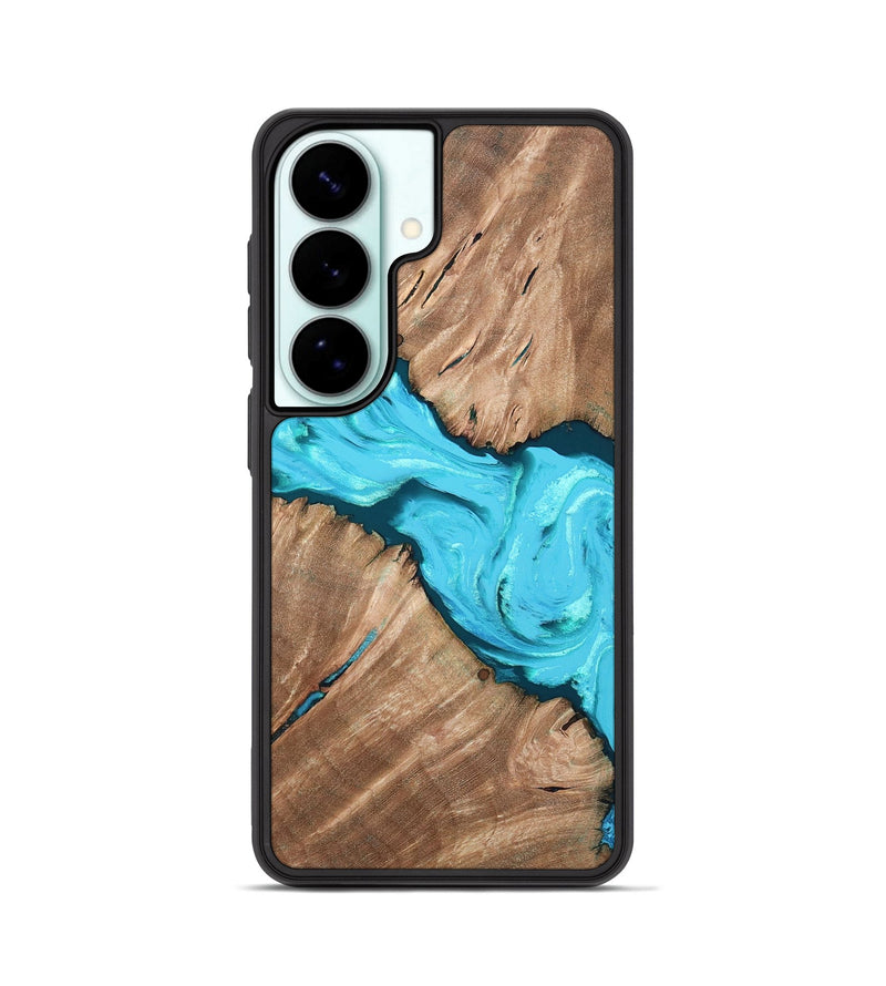 Galaxy S26 Wood Phone Case - Ean (Blue, 819592)