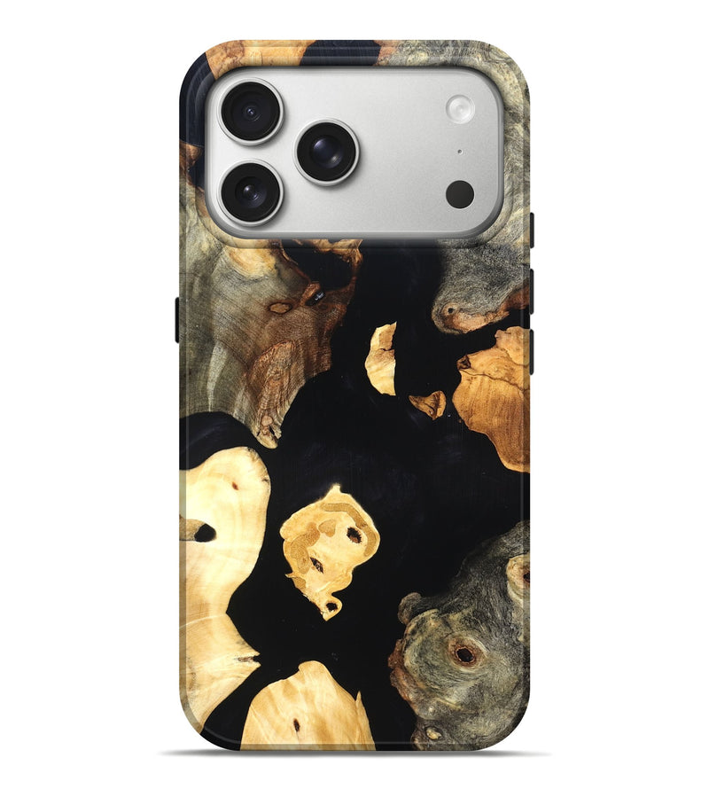 iPhone 17 Pro Max Wood Live Edge Phone Case - Lorine (Wood Burl, 819594)
