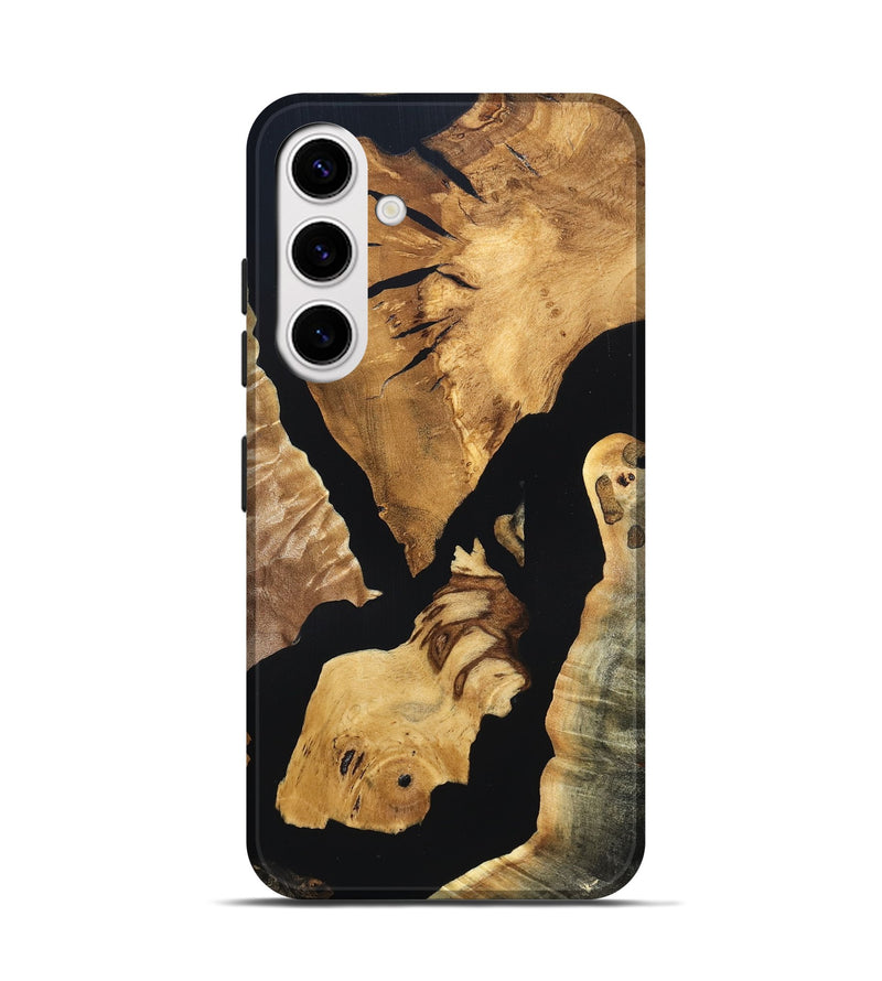 Galaxy S25 Wood Live Edge Phone Case - Jacalyn (Wood Burl, 819596)