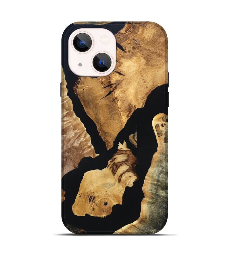 iPhone 14 Wood Live Edge Phone Case - Jacalyn (Wood Burl, 819596)