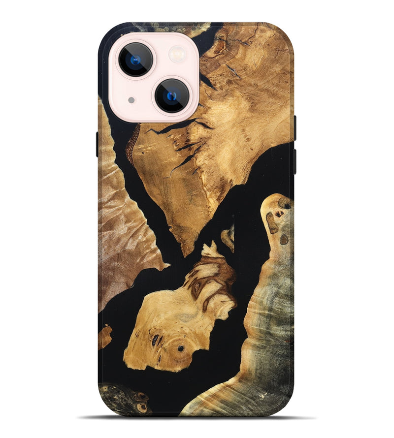iPhone 14 Plus Wood Live Edge Phone Case - Jacalyn (Wood Burl, 819596)