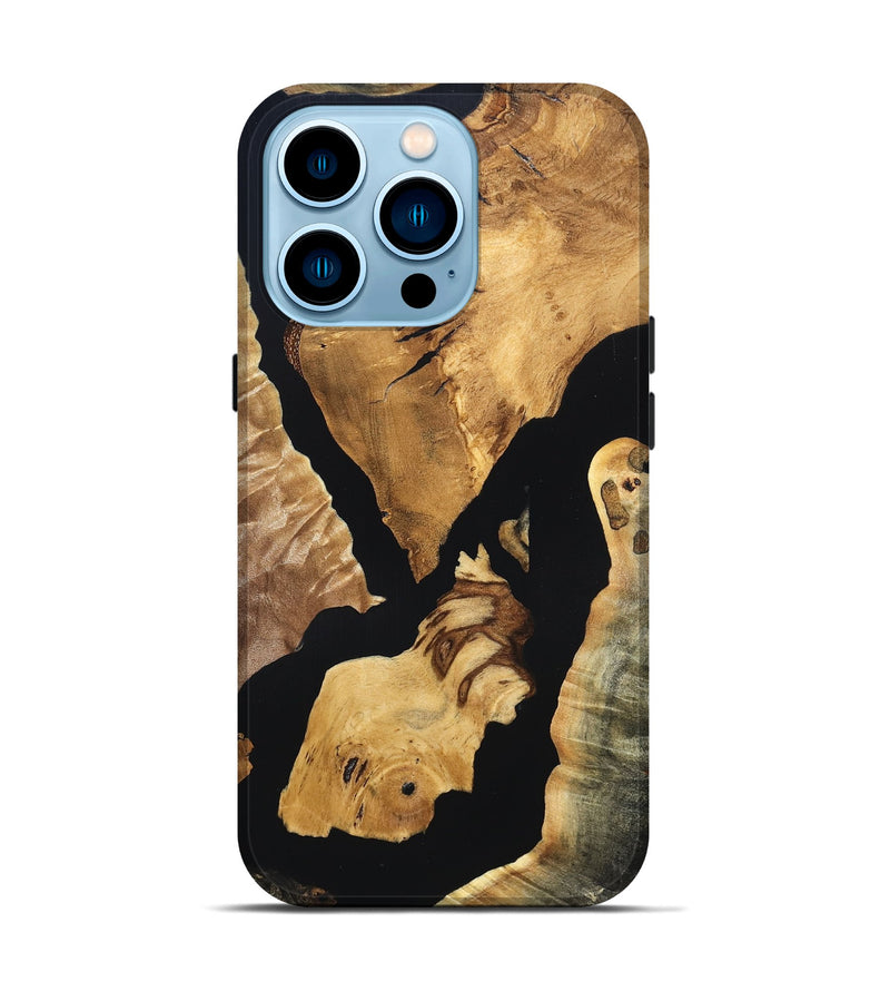 iPhone 14 Pro Wood Live Edge Phone Case - Jacalyn (Wood Burl, 819596)