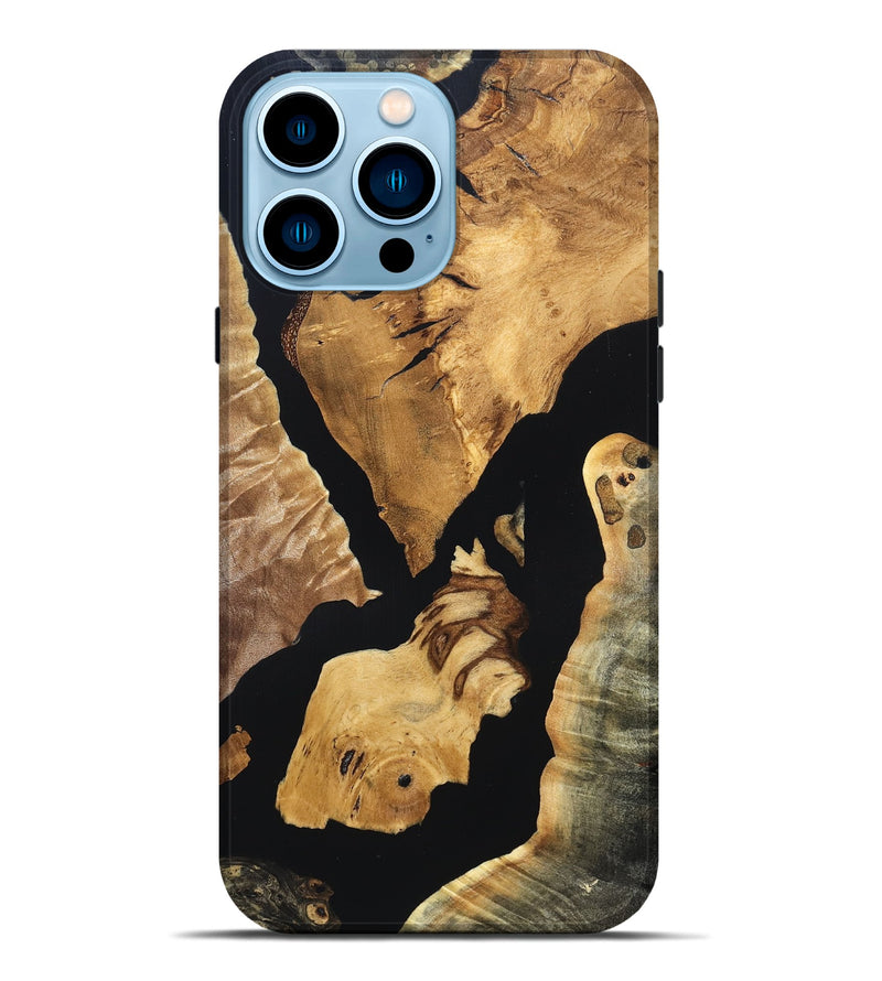iPhone 14 Pro Max Wood Live Edge Phone Case - Jacalyn (Wood Burl, 819596)