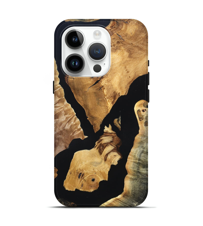 iPhone 15 Pro Wood Live Edge Phone Case - Jacalyn (Wood Burl, 819596)