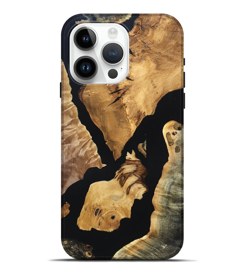 iPhone 15 Pro Max Wood Live Edge Phone Case - Jacalyn (Wood Burl, 819596)