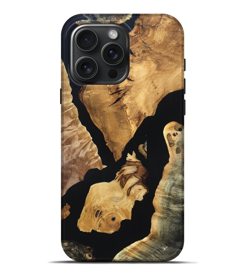 iPhone 16 Pro Max Wood Live Edge Phone Case - Jacalyn (Wood Burl, 819596)