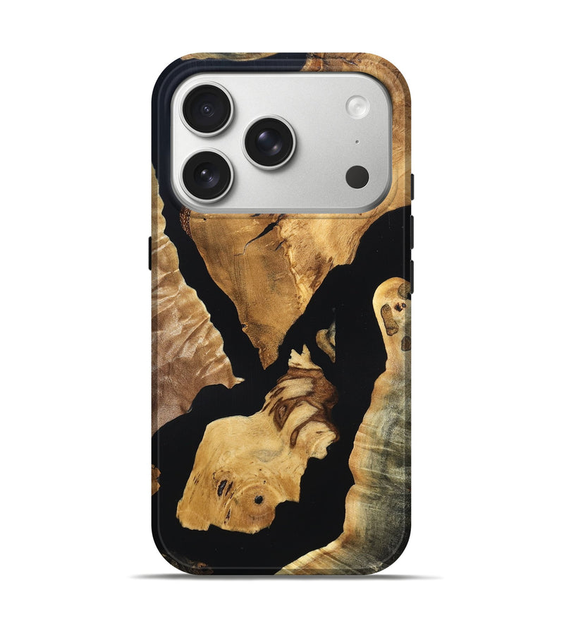 iPhone 17 Pro Wood Live Edge Phone Case - Jacalyn (Wood Burl, 819596)