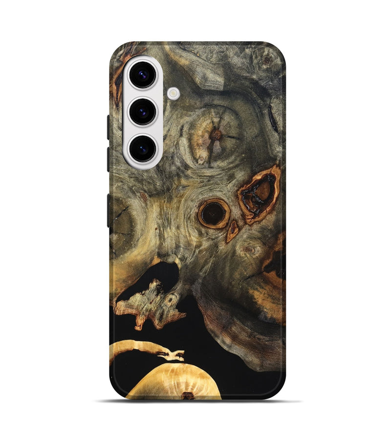 Galaxy S25 Wood Live Edge Phone Case - Solana (Wood Burl, 819599)