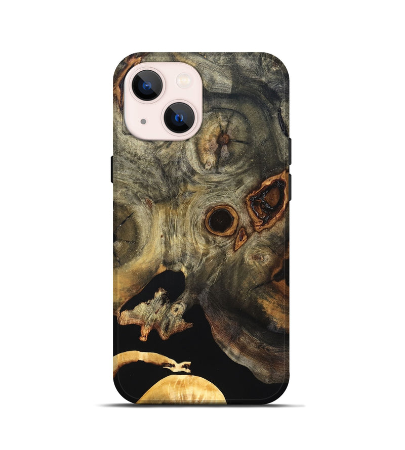iPhone 13 mini Wood Live Edge Phone Case - Solana (Wood Burl, 819599)