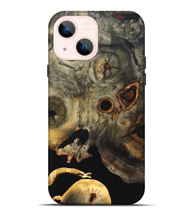 iPhone 14 Plus Wood Live Edge Phone Case - Solana (Wood Burl, 819599)