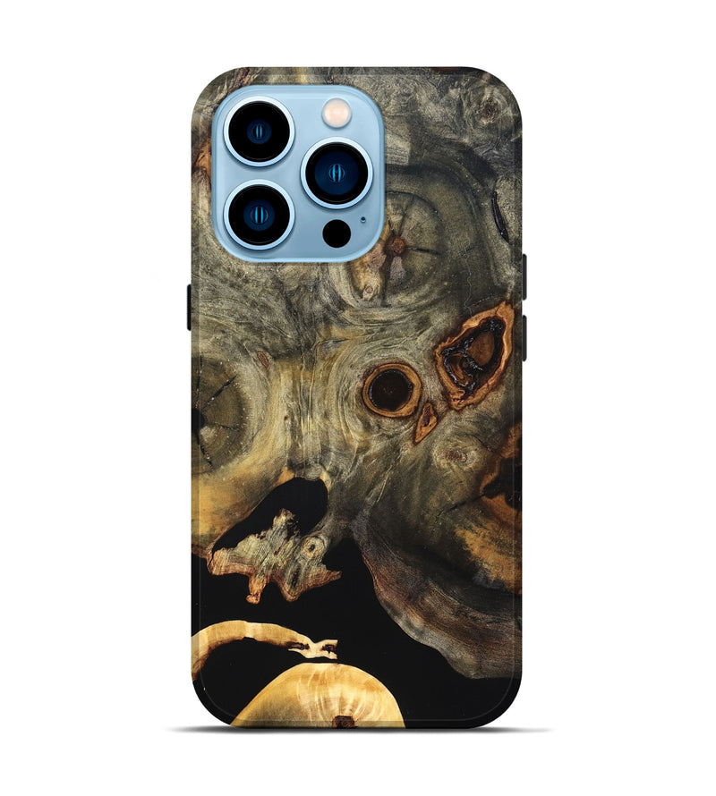 iPhone 14 Pro Wood Live Edge Phone Case - Solana (Wood Burl, 819599)