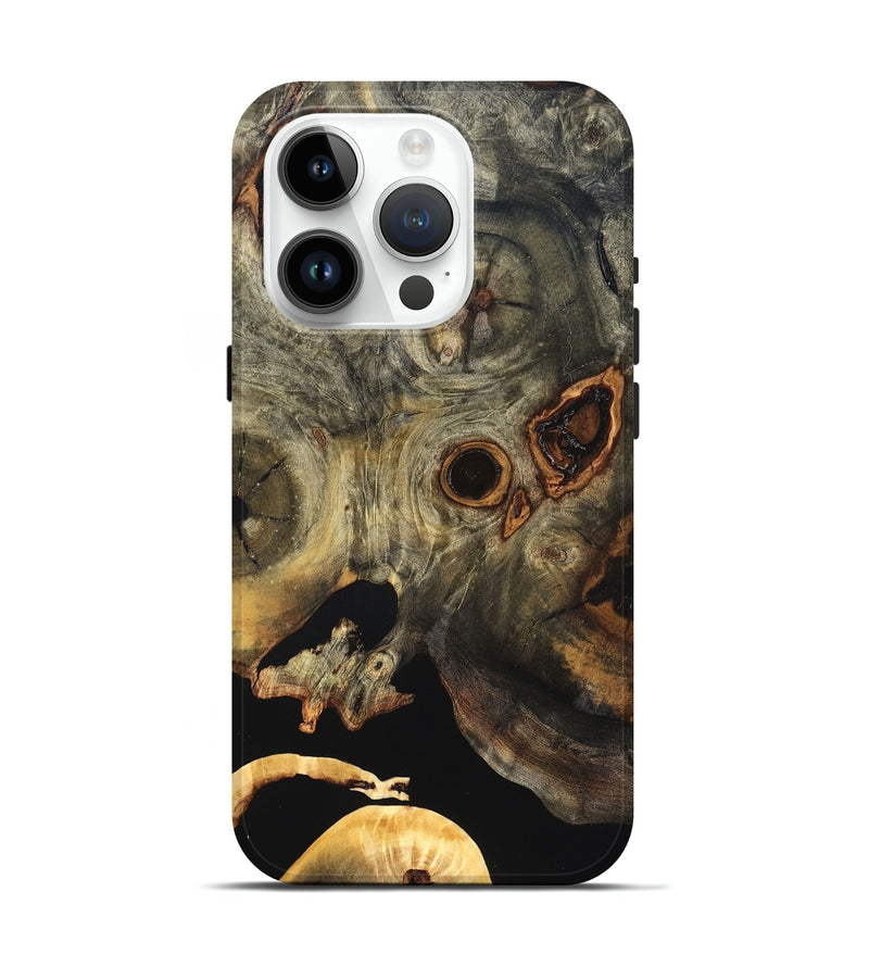 iPhone 15 Pro Wood Live Edge Phone Case - Solana (Wood Burl, 819599)
