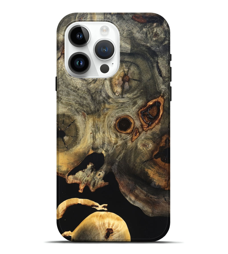 iPhone 15 Pro Max Wood Live Edge Phone Case - Solana (Wood Burl, 819599)