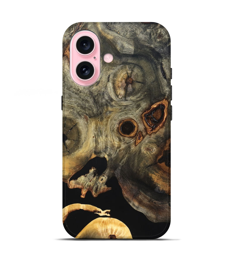 iPhone 17 Wood Live Edge Phone Case - Solana (Wood Burl, 819599)