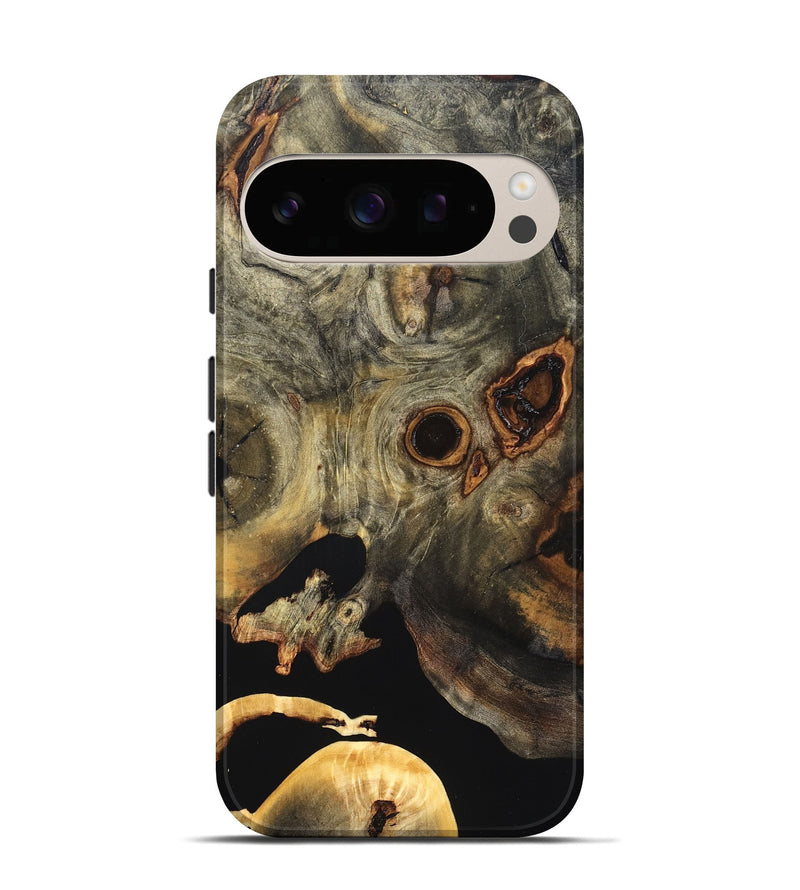 Pixel 10 Pro Wood Live Edge Phone Case - Solana (Wood Burl, 819599)