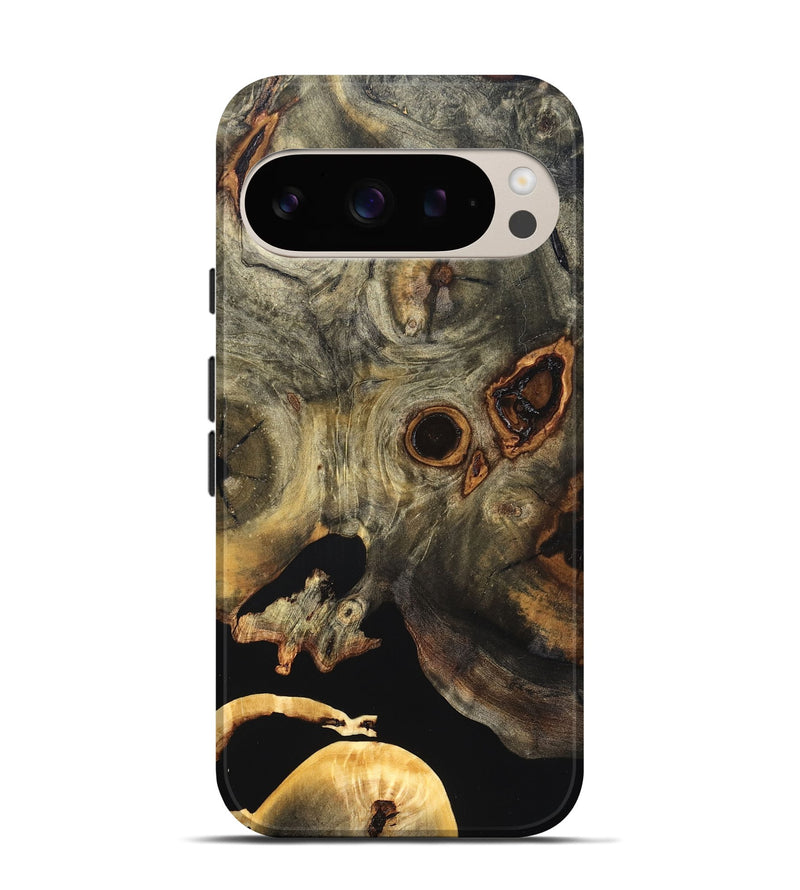 Pixel 9 Pro Wood Live Edge Phone Case - Solana (Wood Burl, 819599)