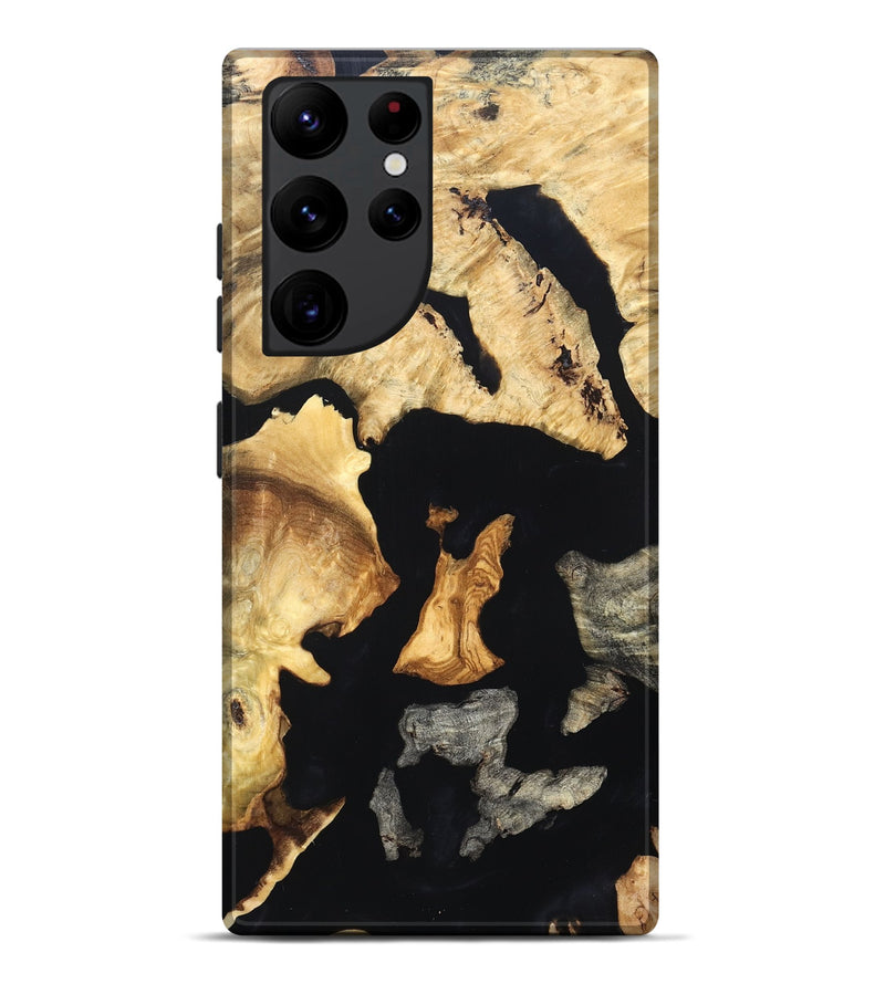 Galaxy S22 Ultra Wood Live Edge Phone Case - Brandon (Wood Burl, 819600)