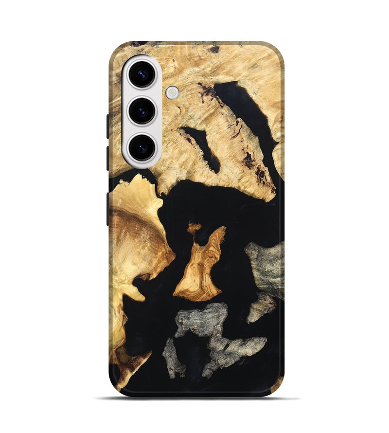 Galaxy S25 Wood Live Edge Phone Case - Brandon (Wood Burl, 819600)