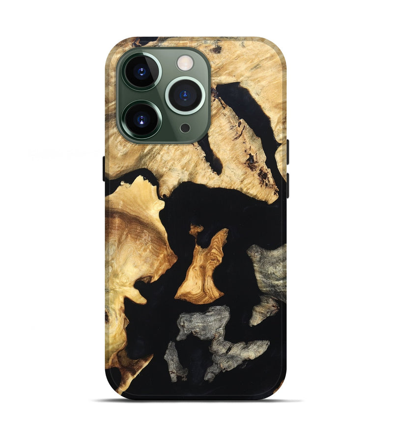 iPhone 13 Pro Wood Live Edge Phone Case - Brandon (Wood Burl, 819600)