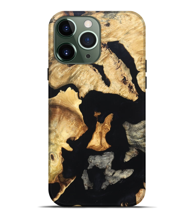 iPhone 13 Pro Max Wood Live Edge Phone Case - Brandon (Wood Burl, 819600)