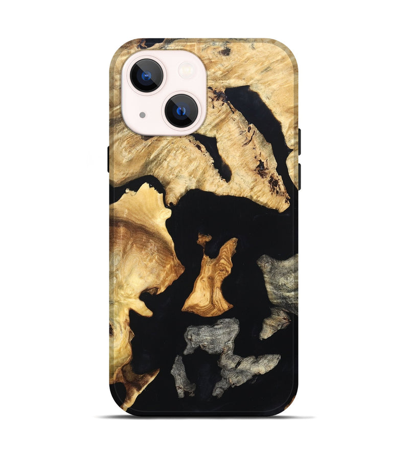 iPhone 14 Wood Live Edge Phone Case - Brandon (Wood Burl, 819600)