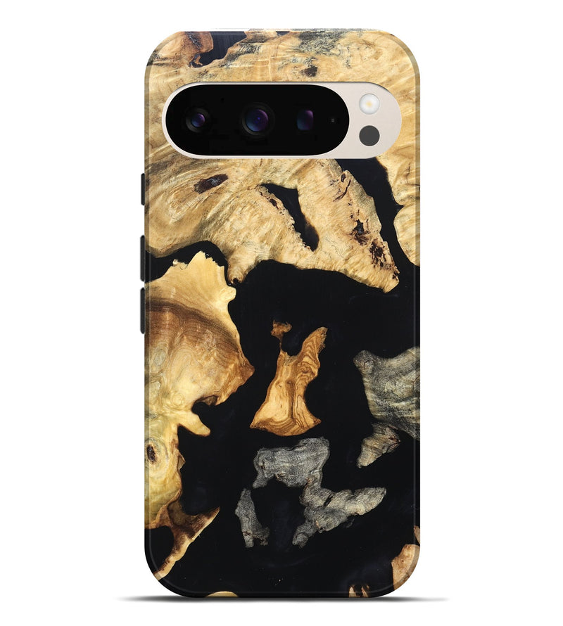 Pixel 10 Pro XL Wood Live Edge Phone Case - Brandon (Wood Burl, 819600)
