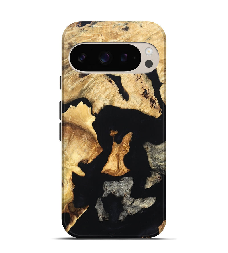 Pixel 9 Wood Live Edge Phone Case - Brandon (Wood Burl, 819600)