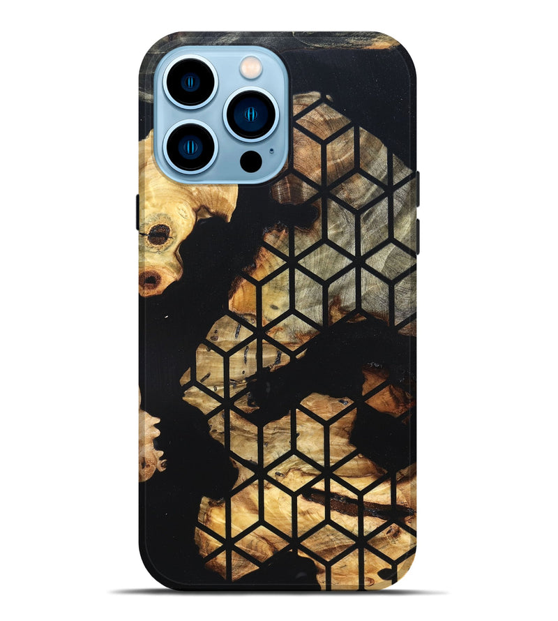 iPhone 14 Pro Max Wood Live Edge Phone Case - Mccoy (Pattern, 819610)