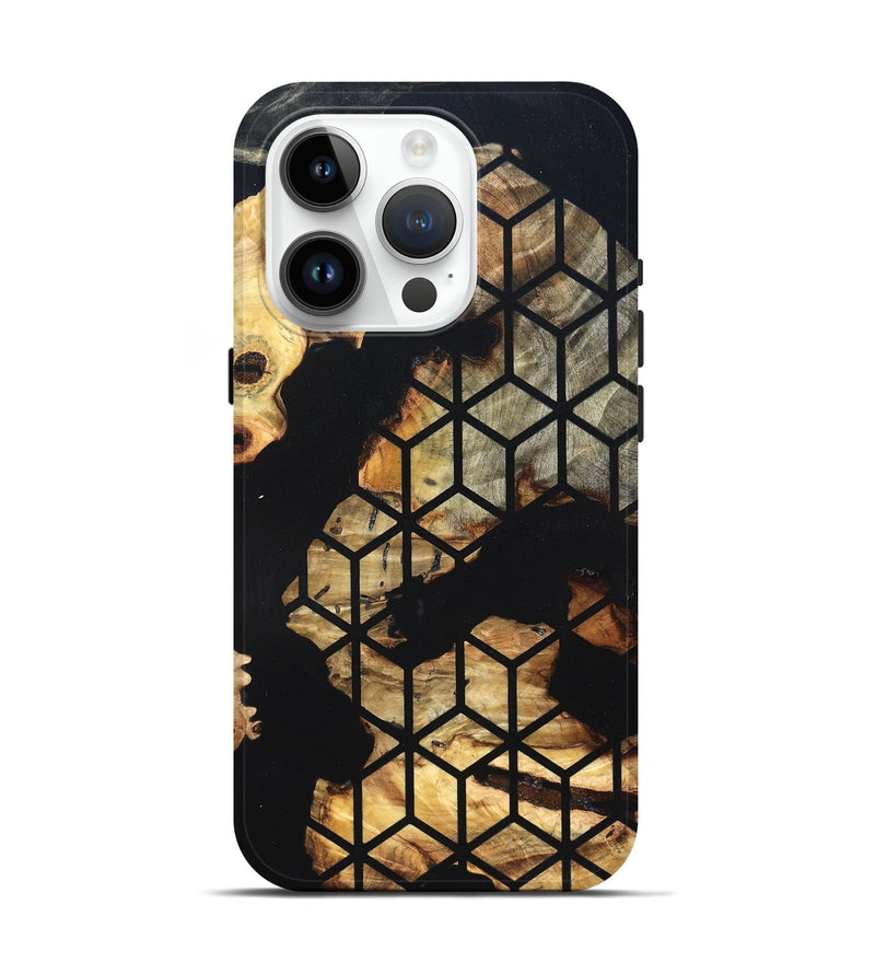 iPhone 15 Pro Wood Live Edge Phone Case - Mccoy (Pattern, 819610)