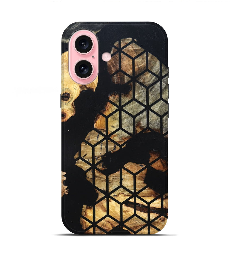 iPhone 16 Wood Live Edge Phone Case - Mccoy (Pattern, 819610)