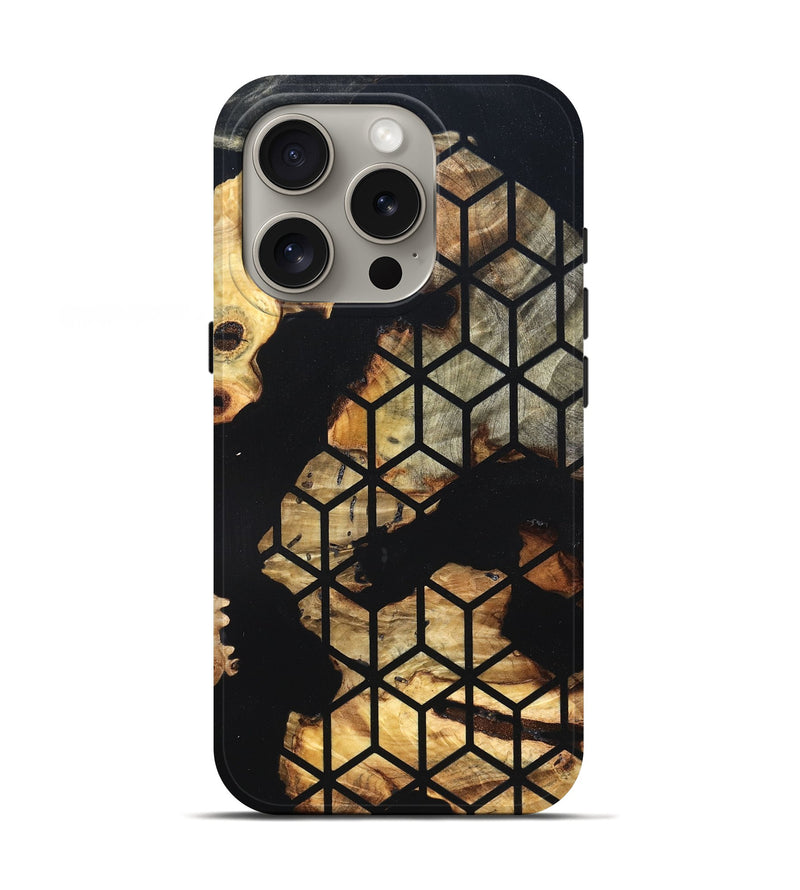 iPhone 16 Pro Wood Live Edge Phone Case - Mccoy (Pattern, 819610)