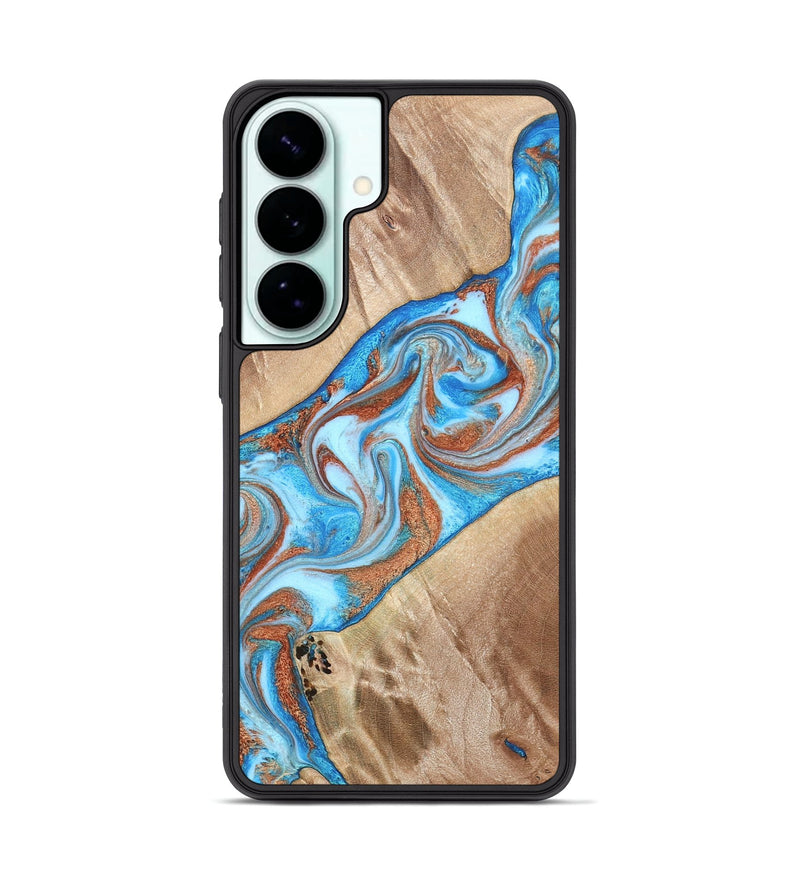Galaxy S26 Plus Wood Phone Case - Major (Teal & Gold, 819619)