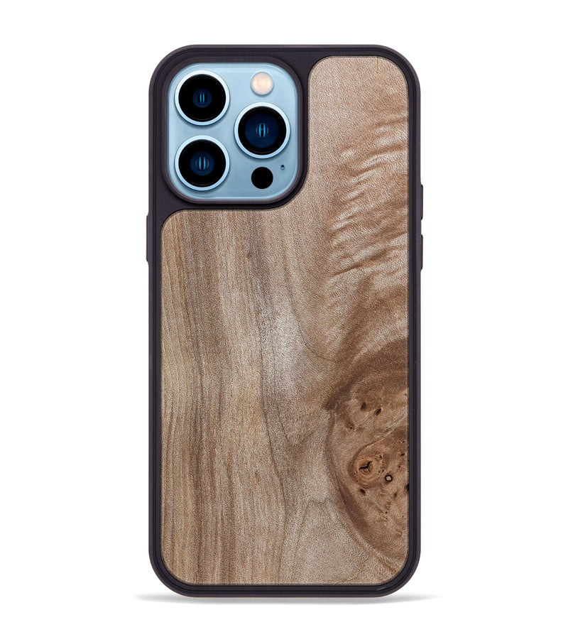 iPhone 14 Pro Max Wood Phone Case - Margery (Wood Burl, 819620)