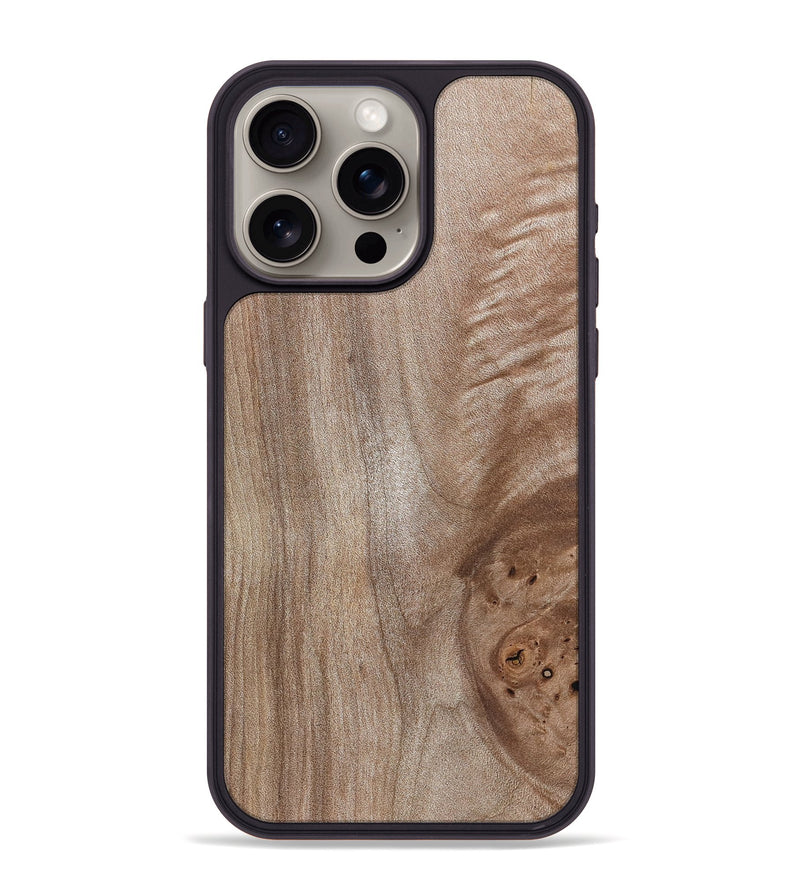 iPhone 15 Pro Max Wood Phone Case - Margery (Wood Burl, 819620)