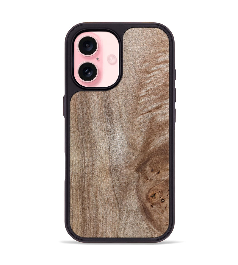 iPhone 16 Wood Phone Case - Margery (Wood Burl, 819620)