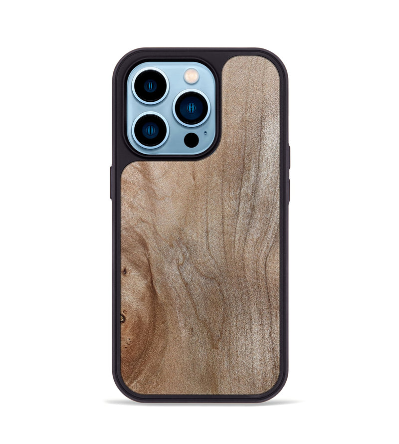 iPhone 14 Pro Wood Phone Case - Isom (Wood Burl, 819622)