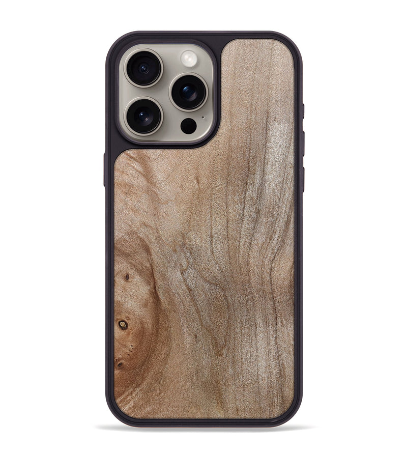 iPhone 15 Pro Max Wood Phone Case - Isom (Wood Burl, 819622)