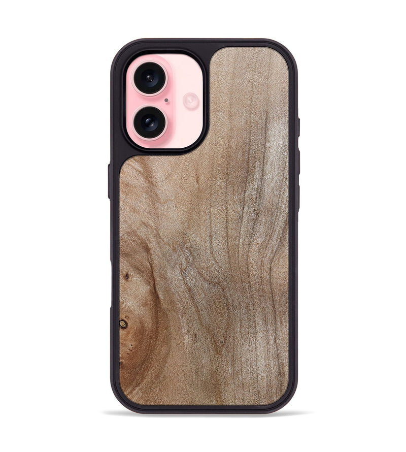 iPhone 16 Wood Phone Case - Isom (Wood Burl, 819622)