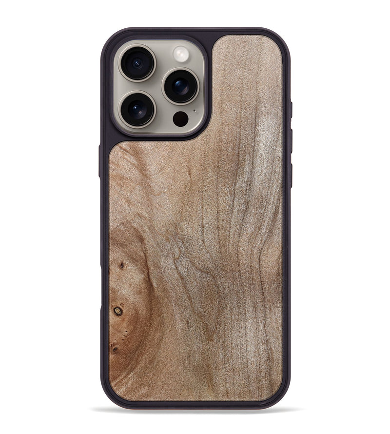 iPhone 16 Pro Max Wood Phone Case - Isom (Wood Burl, 819622)