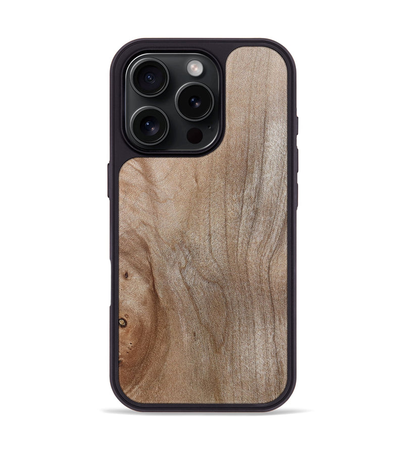 iPhone 16 Pro Wood Phone Case - Isom (Wood Burl, 819622)