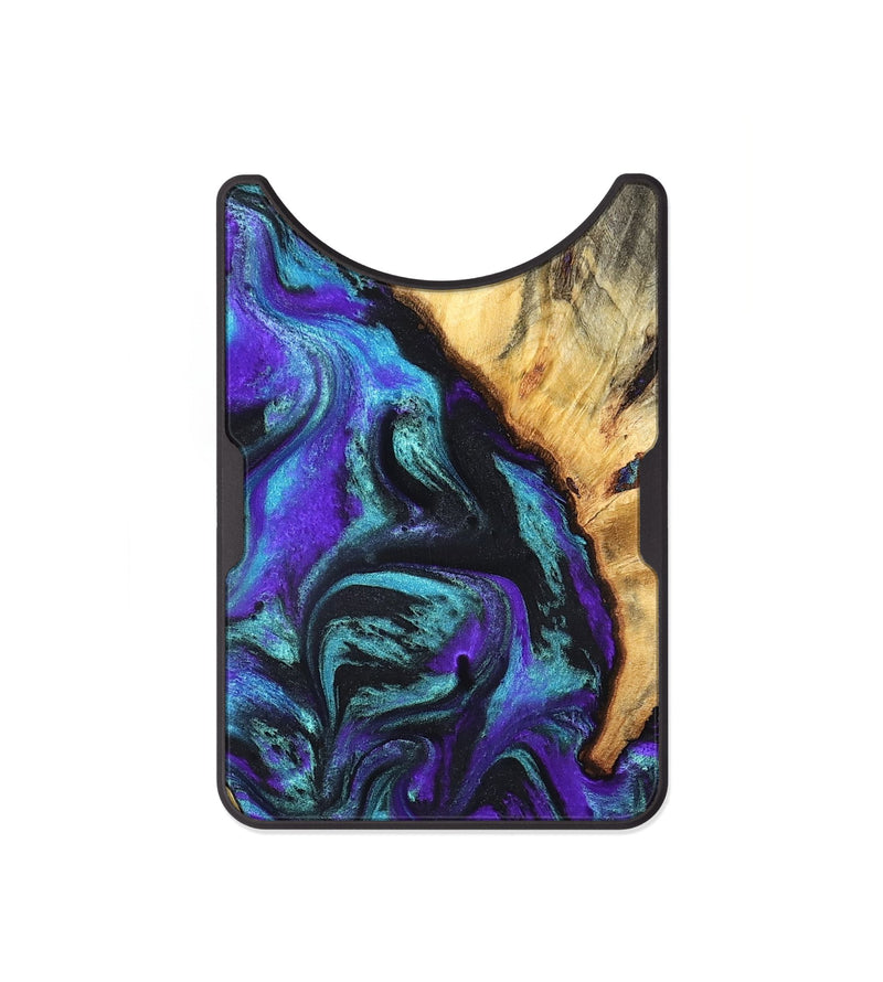 Alloy Wood Wallet - Hoyt (Purple, 819627)