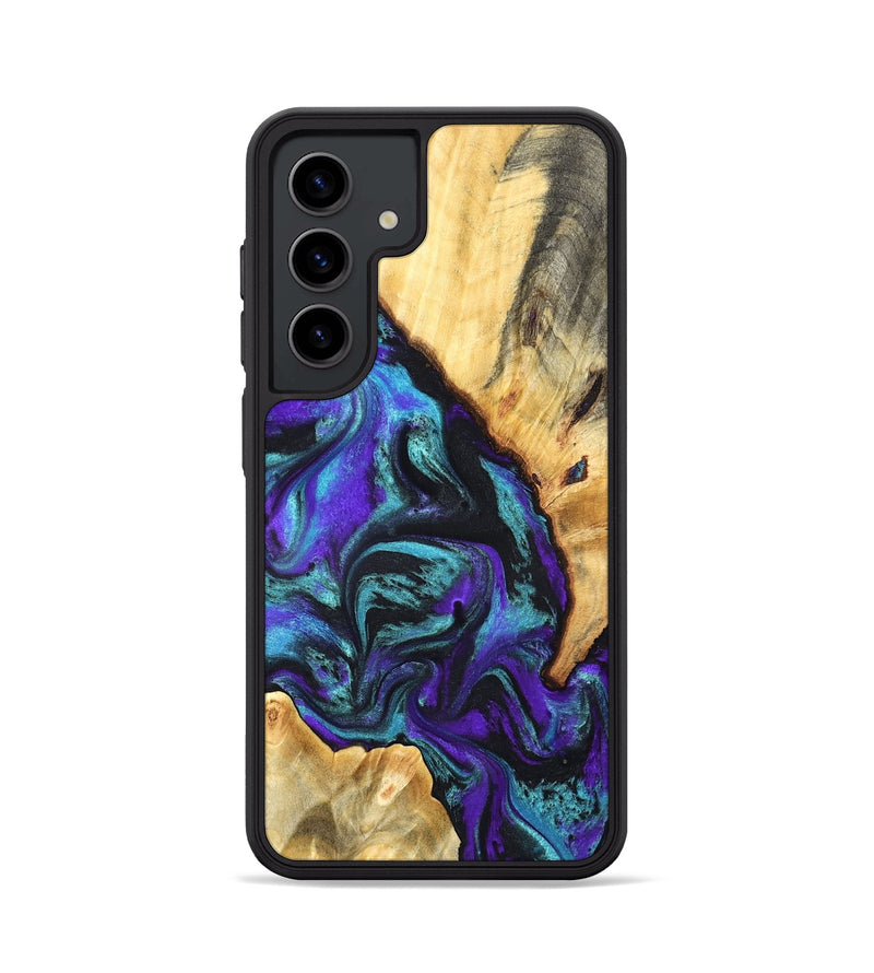 Galaxy S24 Wood Phone Case - Hoyt (Purple, 819627)