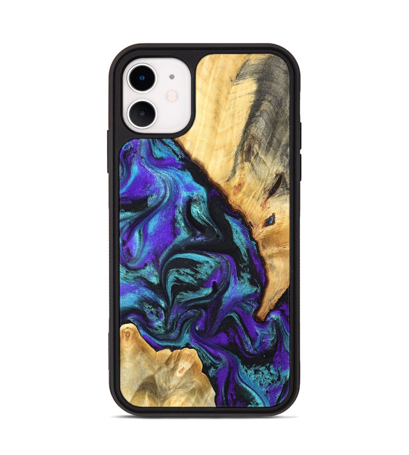 iPhone 11 Wood Phone Case - Hoyt (Purple, 819627)