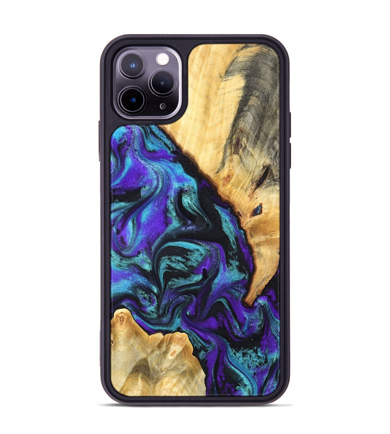 iPhone 11 Pro Max Wood Phone Case - Hoyt (Purple, 819627)