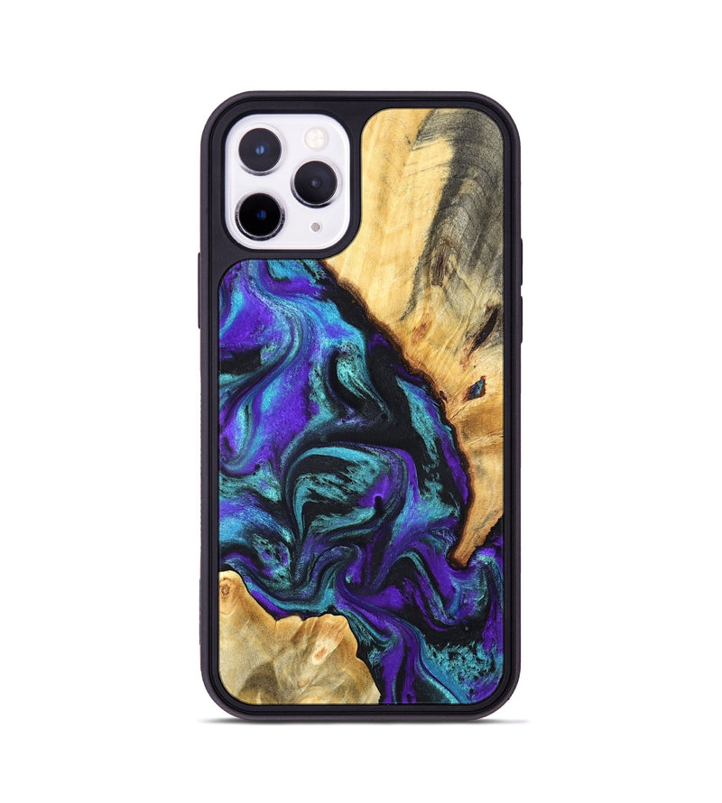 iPhone 11 Pro Wood Phone Case - Hoyt (Purple, 819627)