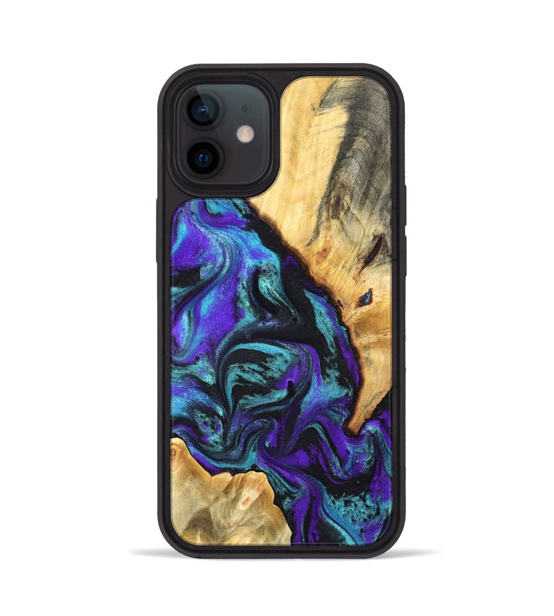 iPhone 12 Wood Phone Case - Hoyt (Purple, 819627)