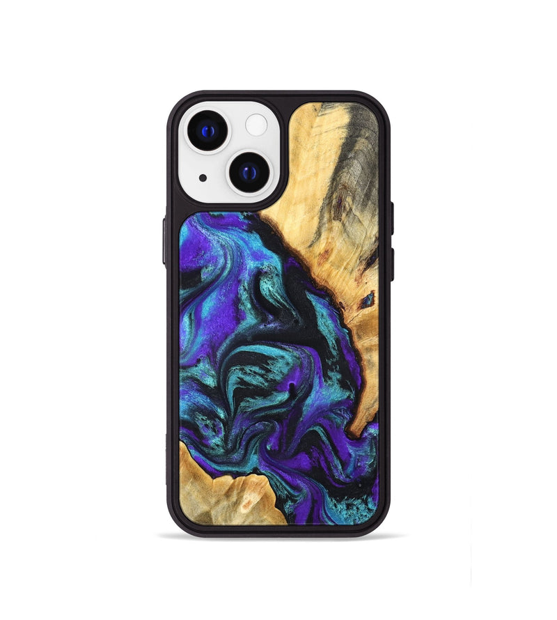 iPhone 13 mini Wood Phone Case - Hoyt (Purple, 819627)